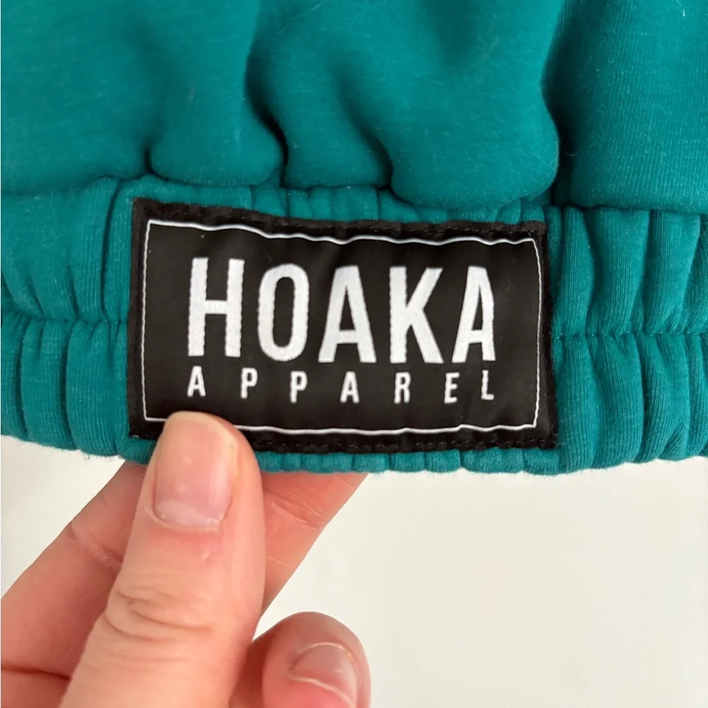 HOAKA Teal Strapless Crop Top xsmall - Picture 3 of 7